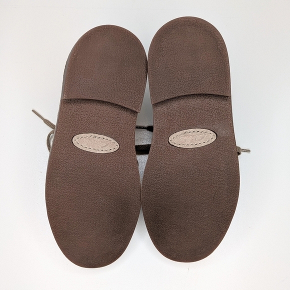 Clarks Acre Bridge taupe suede desert ankle boots lace up womens size 6.5 - Picture 6 of 7